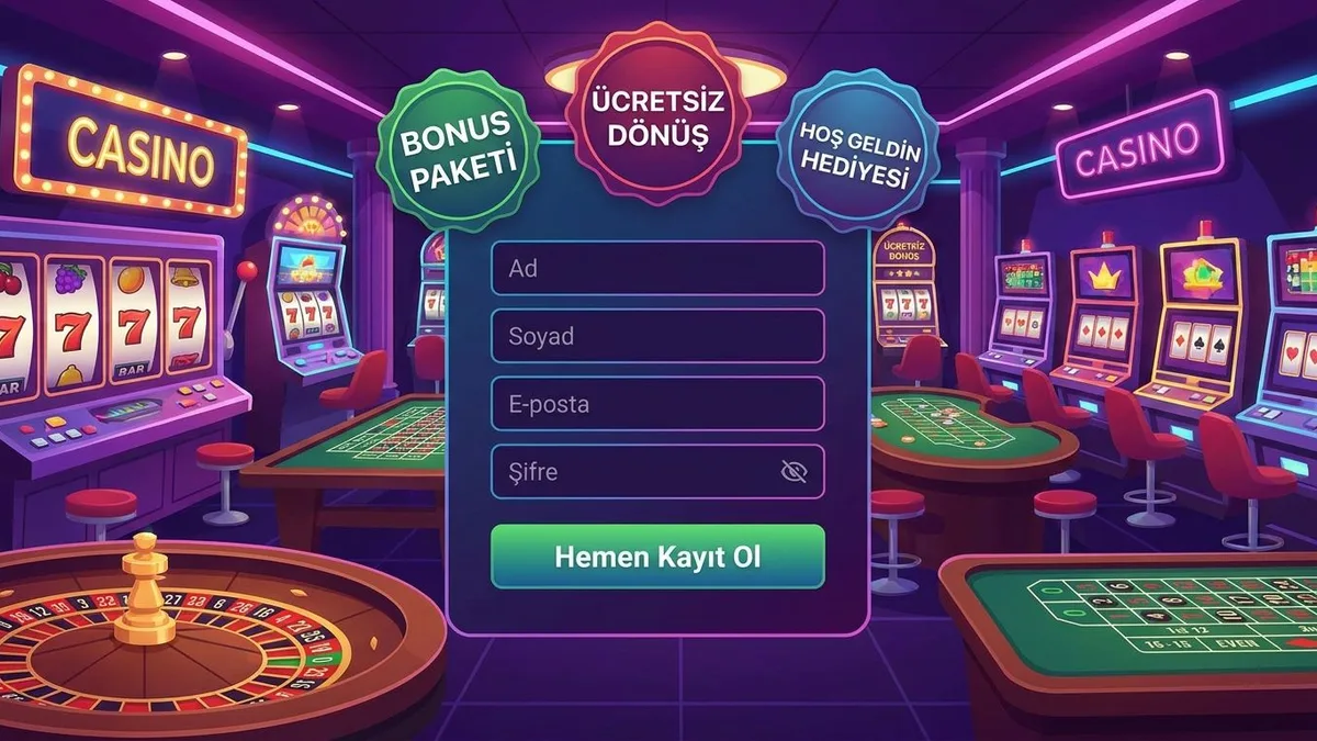 Bonusla kayıt ol